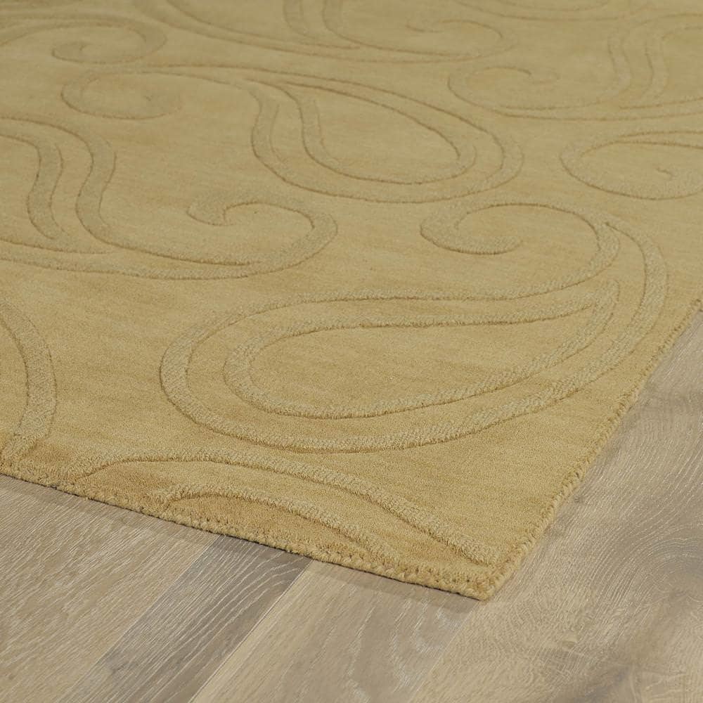 Kaleen Imprints Classic Ipc05-28 Yellow Area Rug Clearance - Image 2