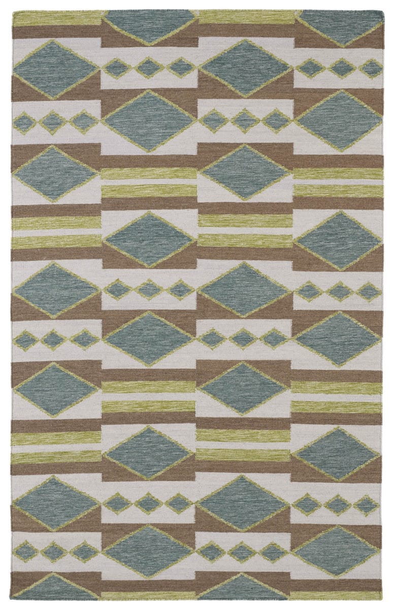 Kaleen Nomad Nom07-78 Turquoise Area Rug Clearance - Image 3